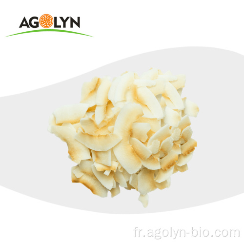 Agolyn Croustillant Slice de noix de coco frit et cubes